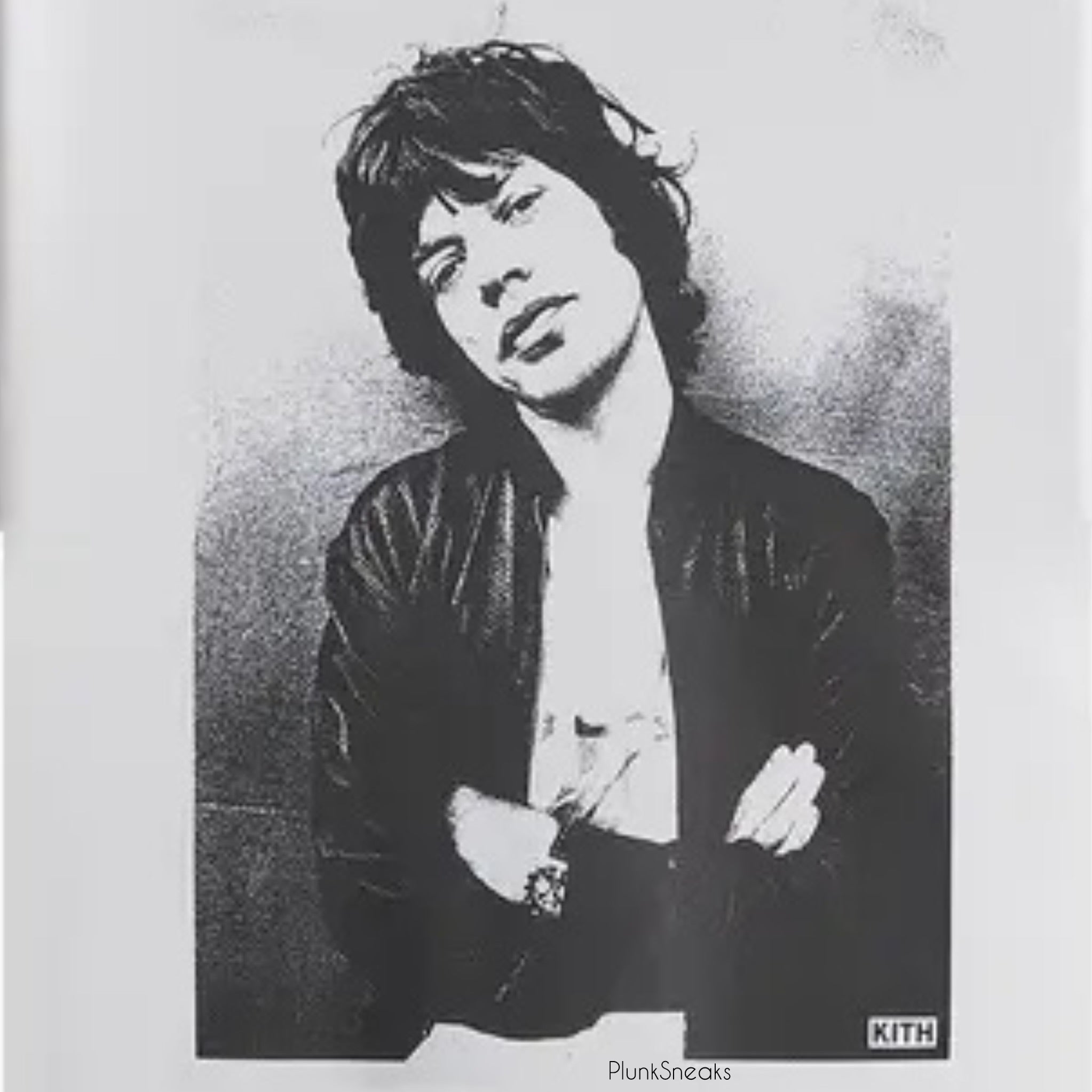 Kith For The Rolling Stones Mick Jagger Photo Vintage Tee