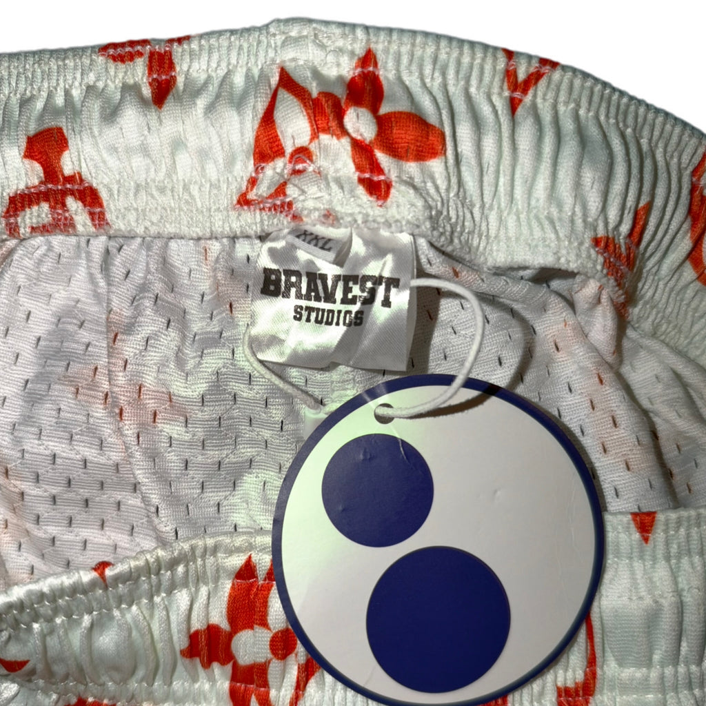 Bravest Studios San Francisco Giants Louis Vuitton-Inspired Mesh Monogram Shorts Cream 2021