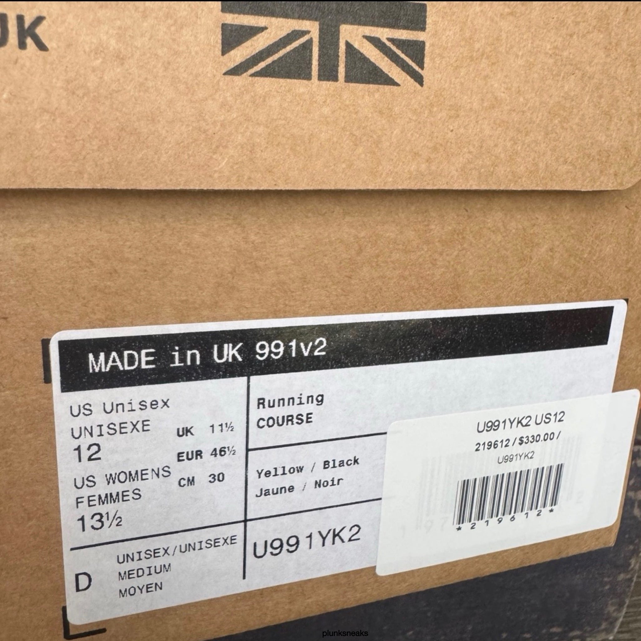 UP THERE New Balance 991v2 MIUK City Exclusive Pack Asia Pacific (USED)