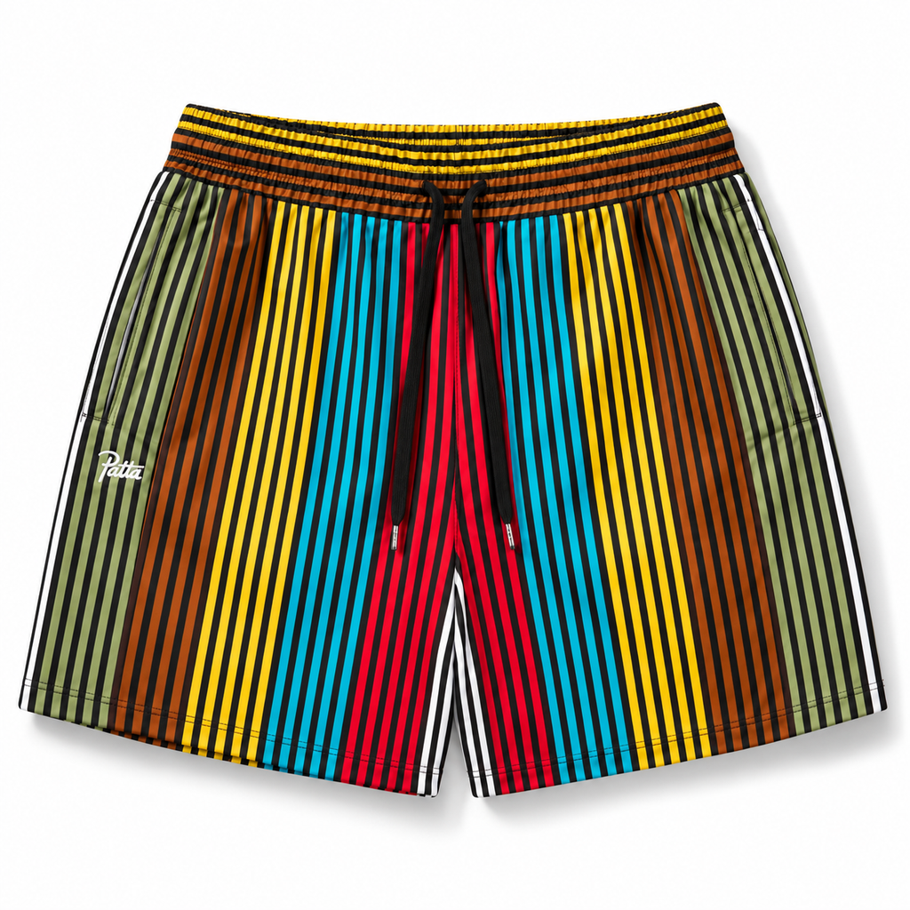 Patta Jamaican Striped Poplin Short 2021 (NEW-)