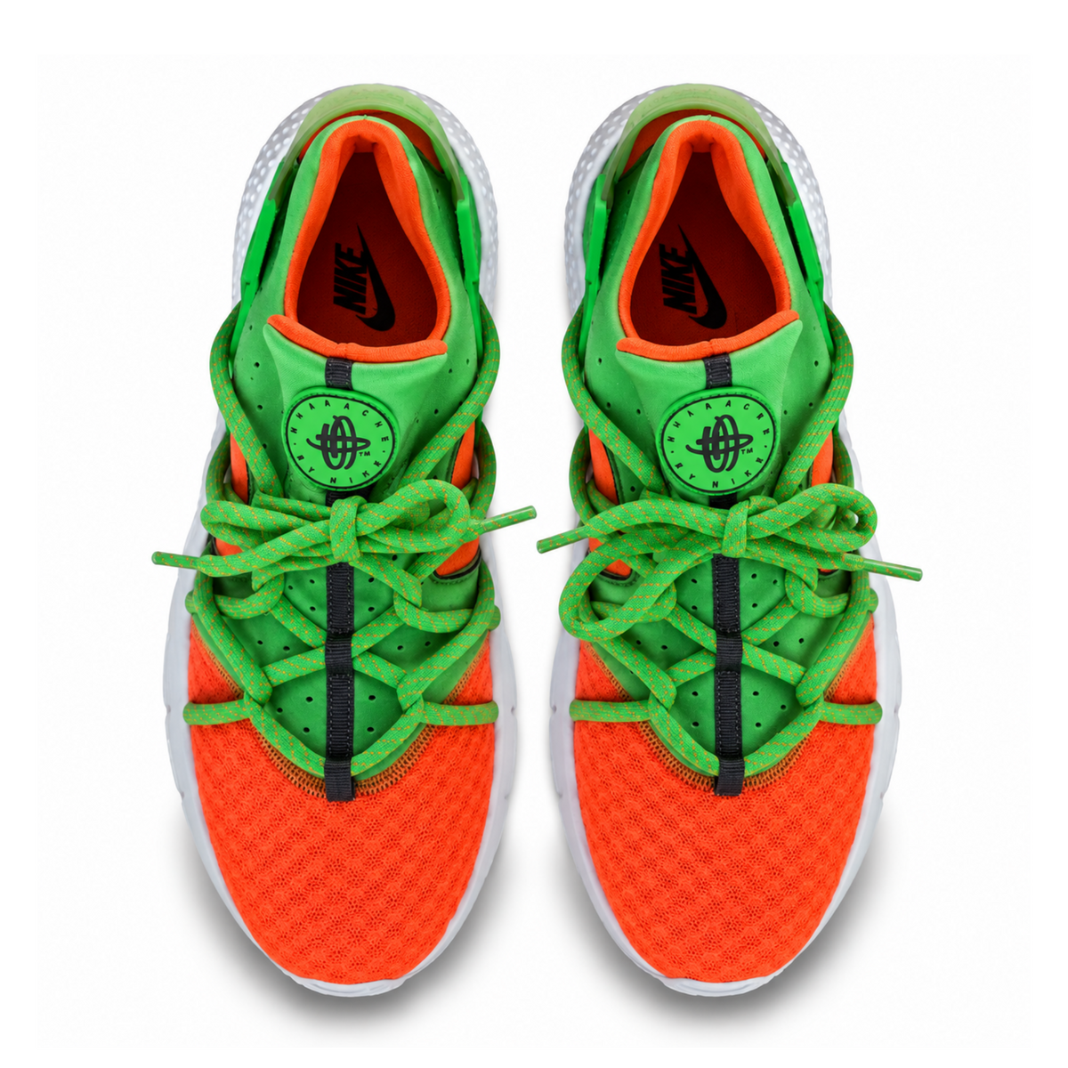 Nike Air Huarache NM Total Orange Poison Green 2015 (USED)