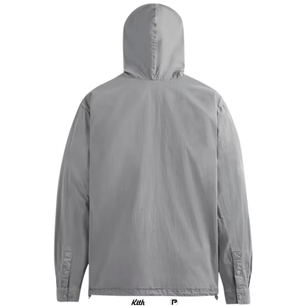 Kith Washed Cotton Adler Hooded Pullover Light Indigo 2022 (USED)