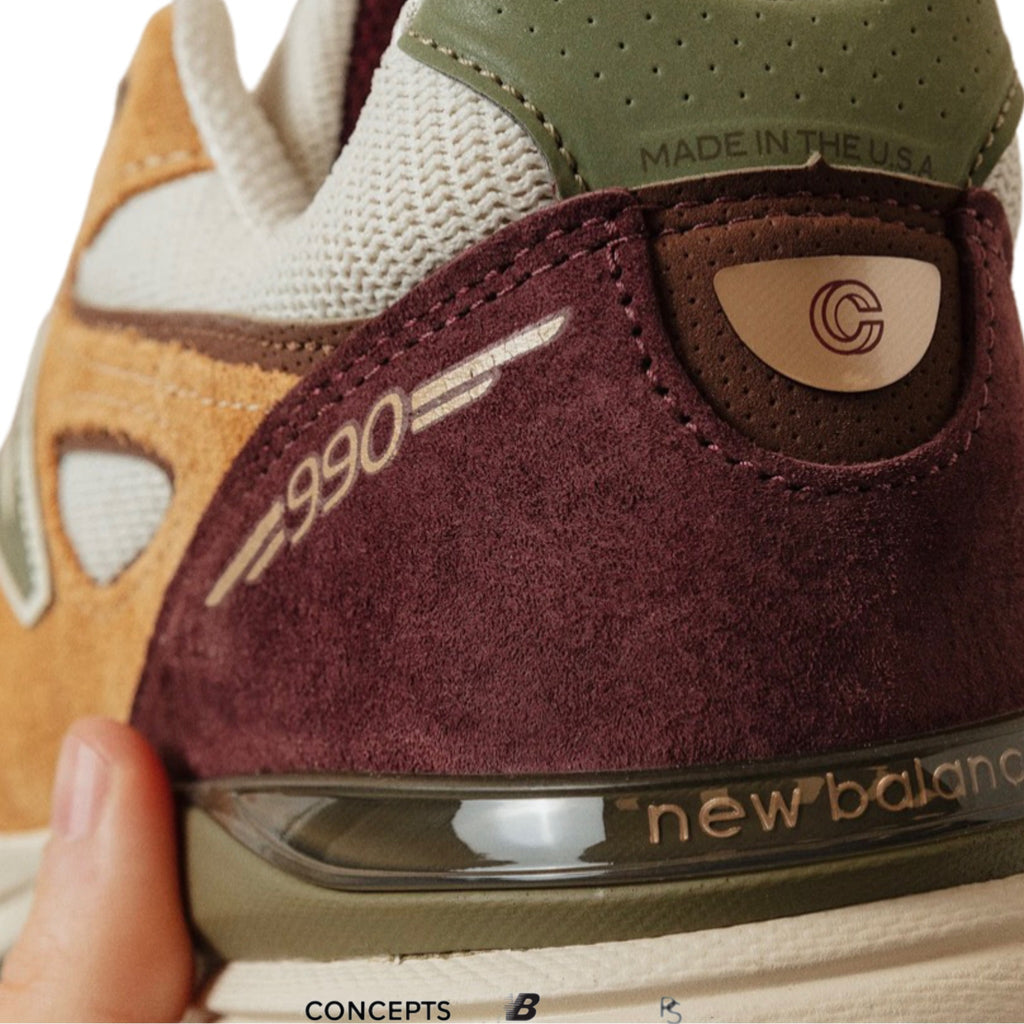 Concepts x New Balance 990v4 Patina