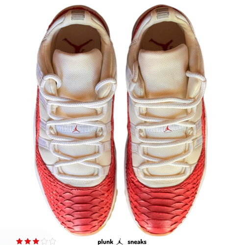 Air Jordan 11 Retro Low Cherry Snakeskin Custom 2001 (USED)