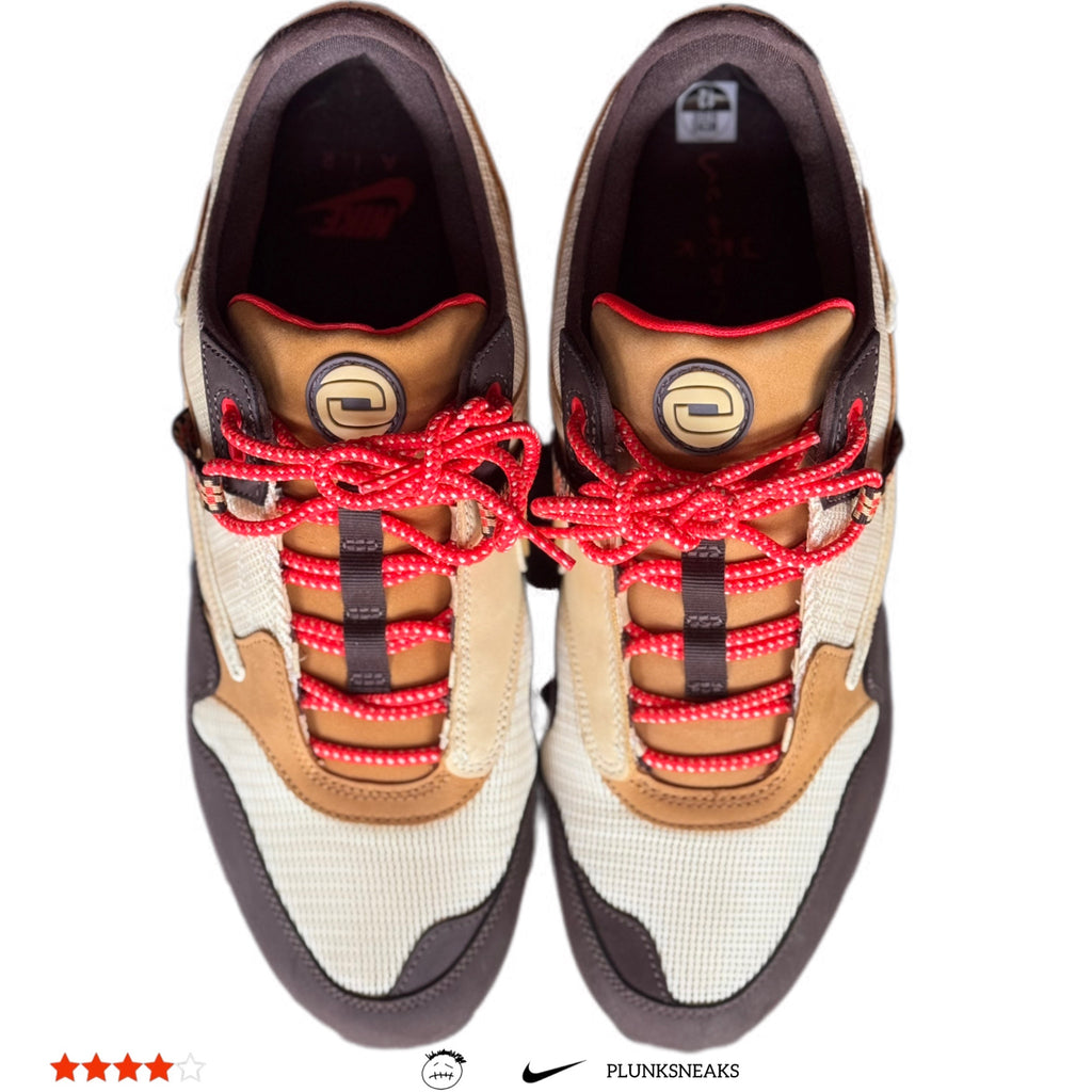 Travis Scott Nike Air Max 1 Baroque Brown 2022 (USED)