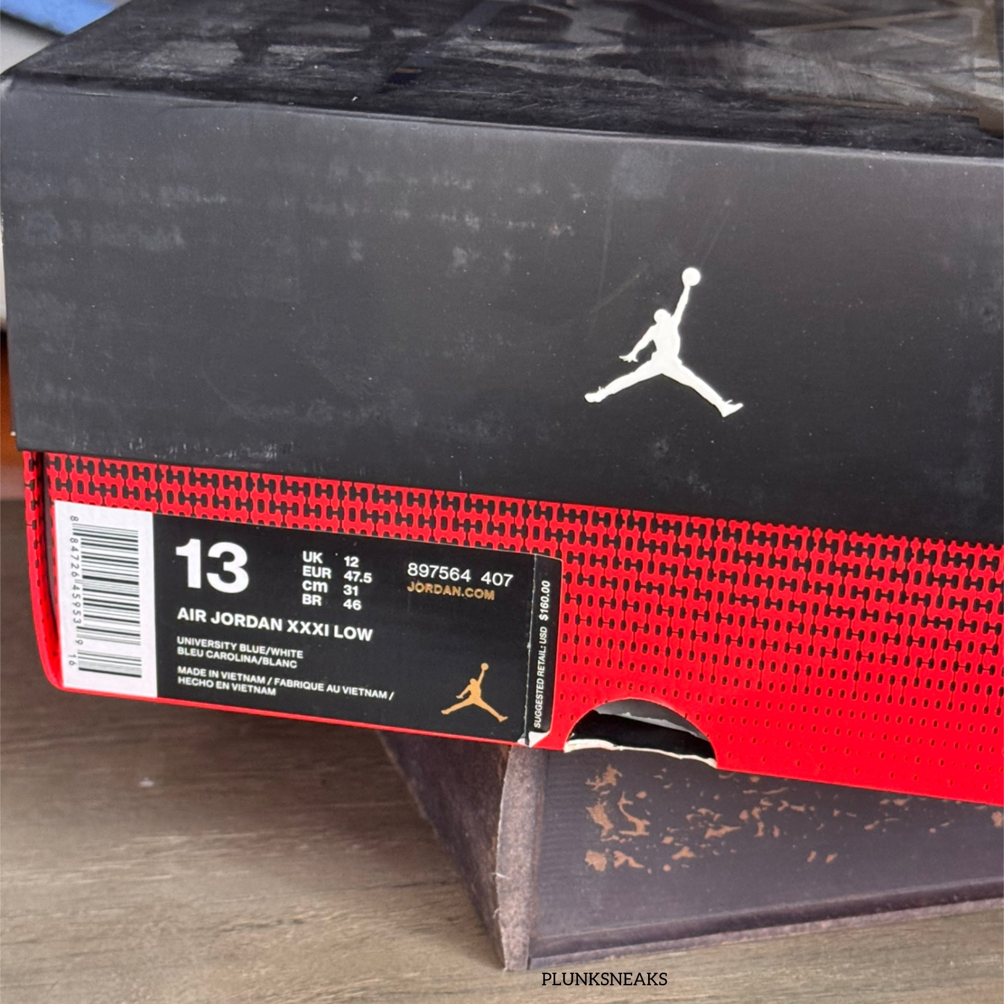 Air Jordan 31 Low UNC 2017 (USED)