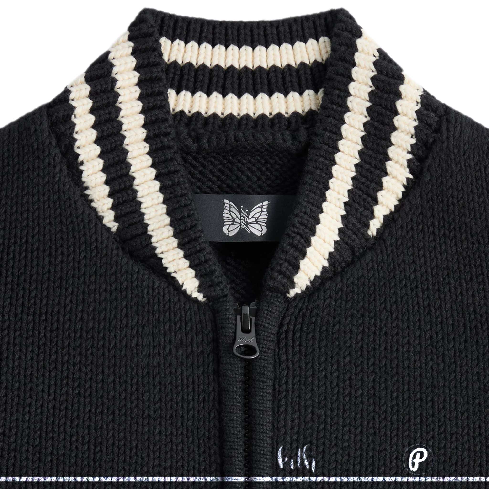 Kith for Needles Wyona Full Zip Sweater Black 2026