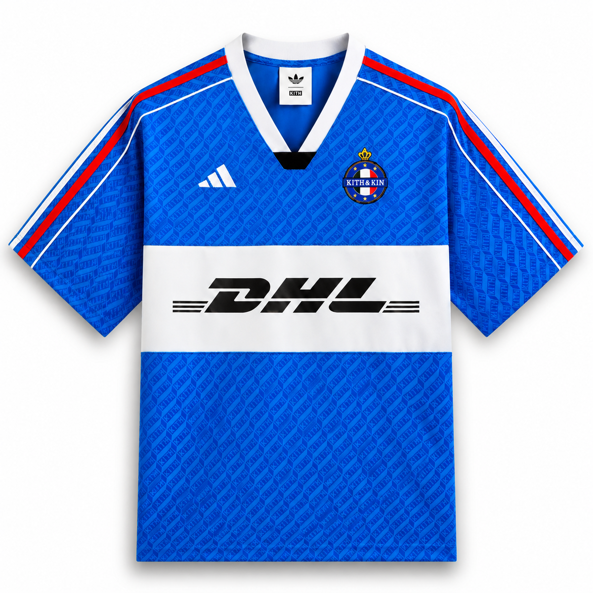 Kith for adidas DHL Soccer Uniform Jersey Blue Burst 2025
