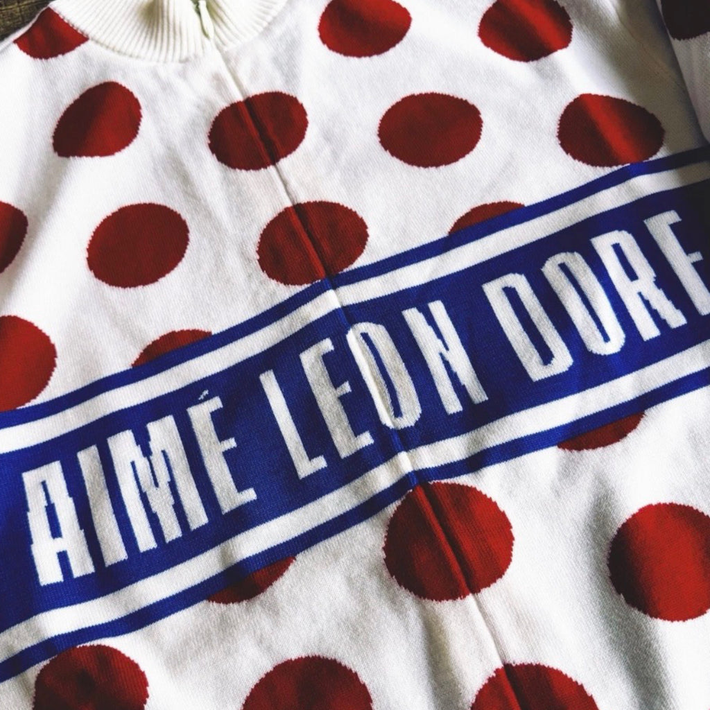 Aime Leon Dore GORE-TX WINDSTOPER Polka Dot Cycling Jersey