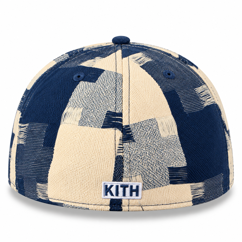 Kith ‘47 for the New York Yankees Jumbo Houndstooth LS Franchise Fitted Cap Cyanotype 2024 (USED)