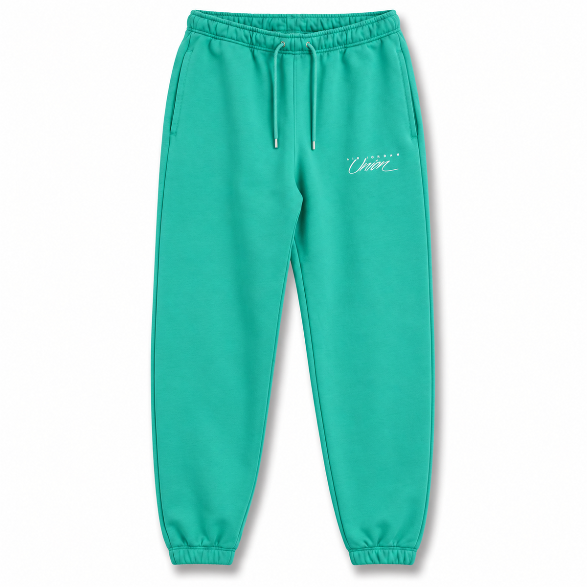 Air Jordan 1 KO x Union LA Fleece Sweatpants Kinetic Green/Coconut Milk 2023 (USED)