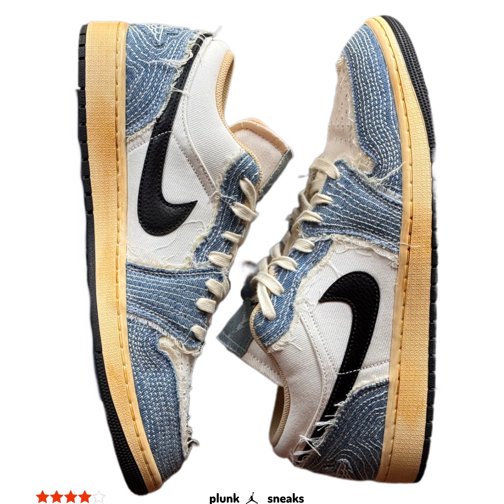 Air Jordan 1 Low World Make Japan Sashiko Denim 2023 (USED)