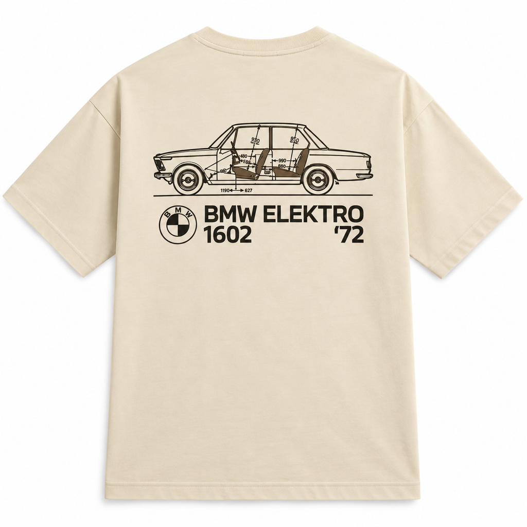 Kith for BMW 1602 Elektro Schematic Pocket Tee Sandrift 2026