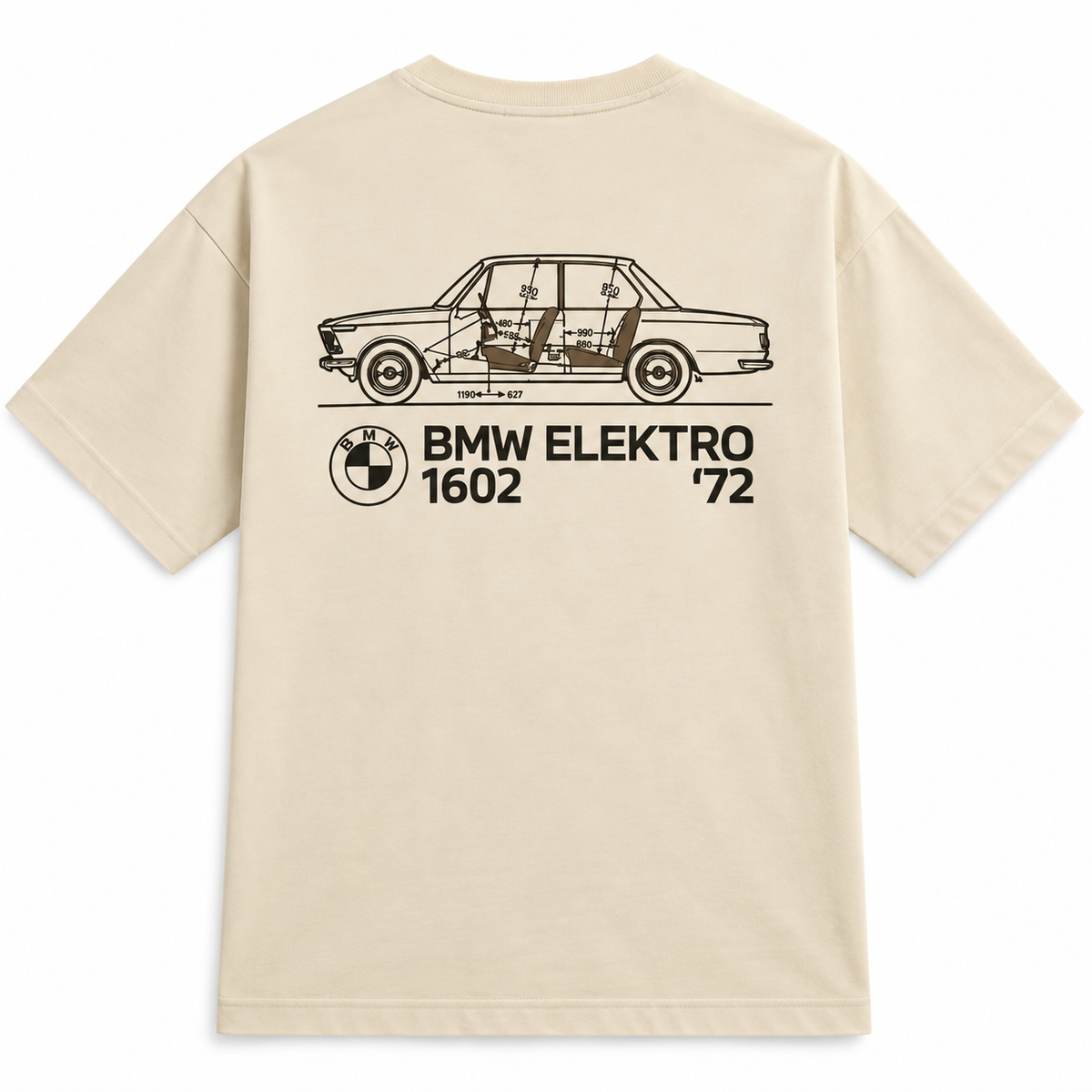 Kith for BMW 1602 Elektro Schematic Pocket Tee Sandrift 2026