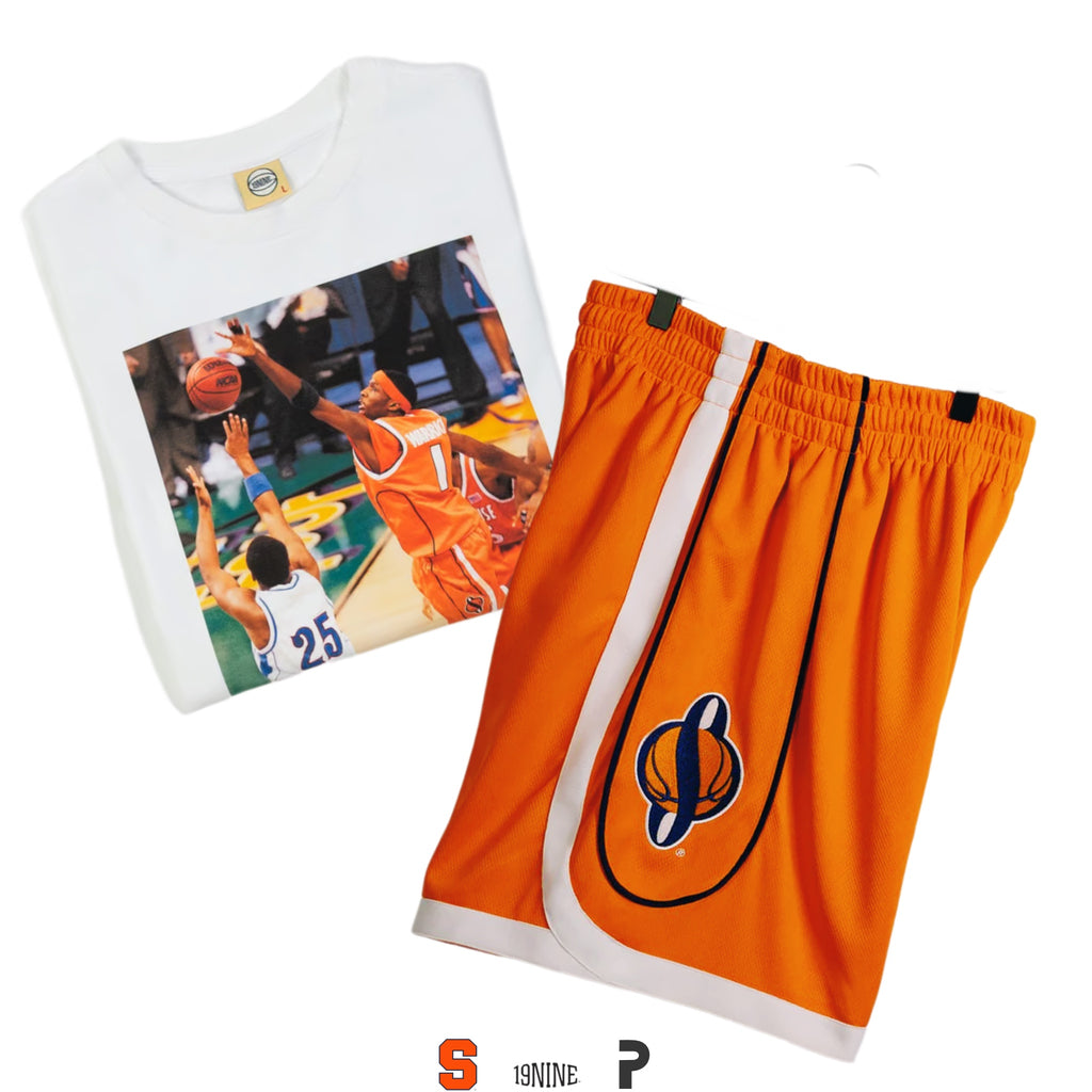 19Nine Syracuse Orange 2002-03 Legacy Hakeem Warrick Tee 2022 (USED)