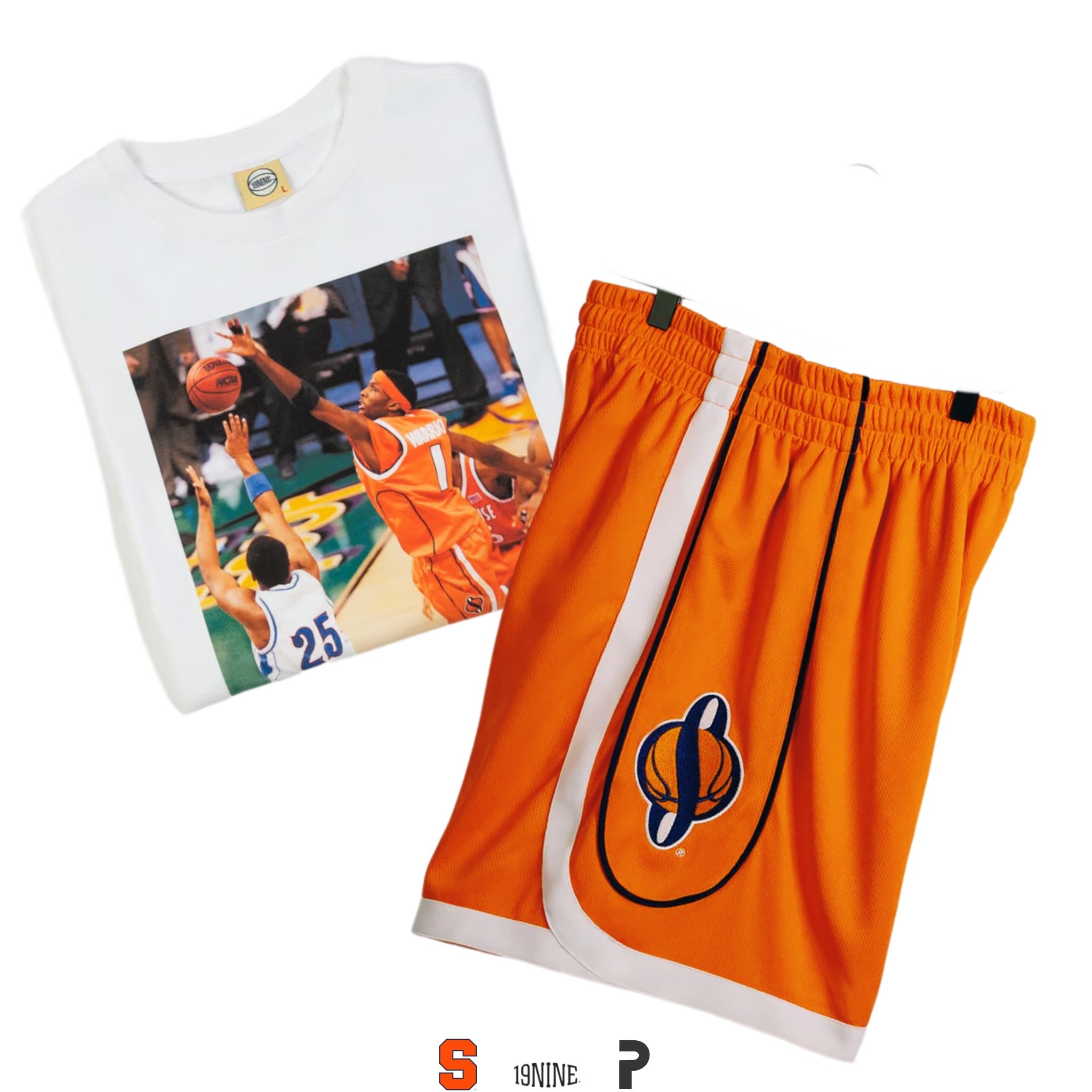 19Nine Syracuse Orange 2002-03 Legacy Hakeem Warrick Tee 2022 (USED)