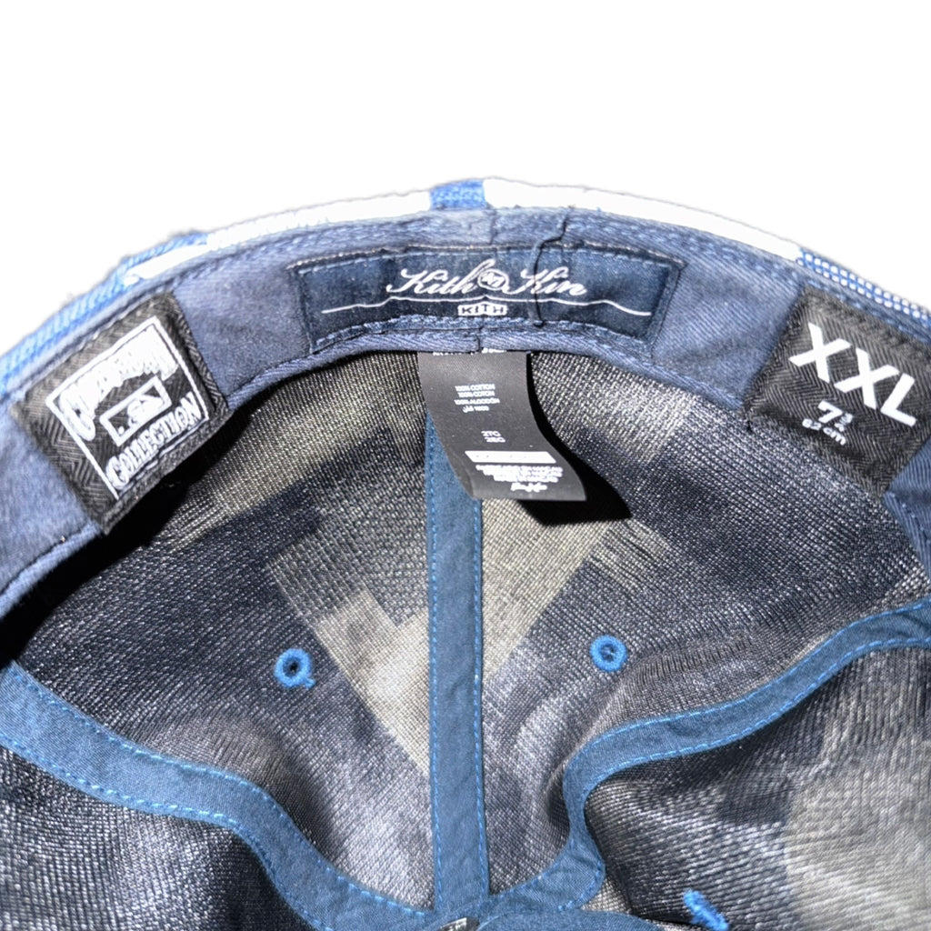 Kith ‘47 for the New York Yankees Jumbo Houndstooth LS Franchise Fitted Cap Cyanotype 2024 (USED)