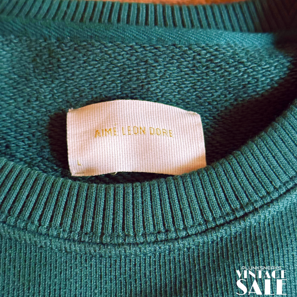 Aimé Leon Dore Drafting Logo Crewneck Sweatshirt Pine Grove 2025 (USED)