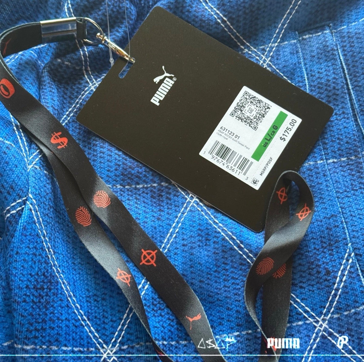 A$AP Rocky Puma Quilted Racing Sweatpant 2024
