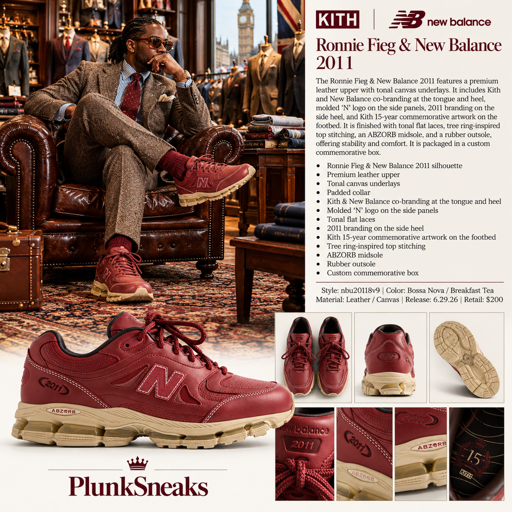Kith & Ronnie Fieg New Balance 2011 Rosewood 2026