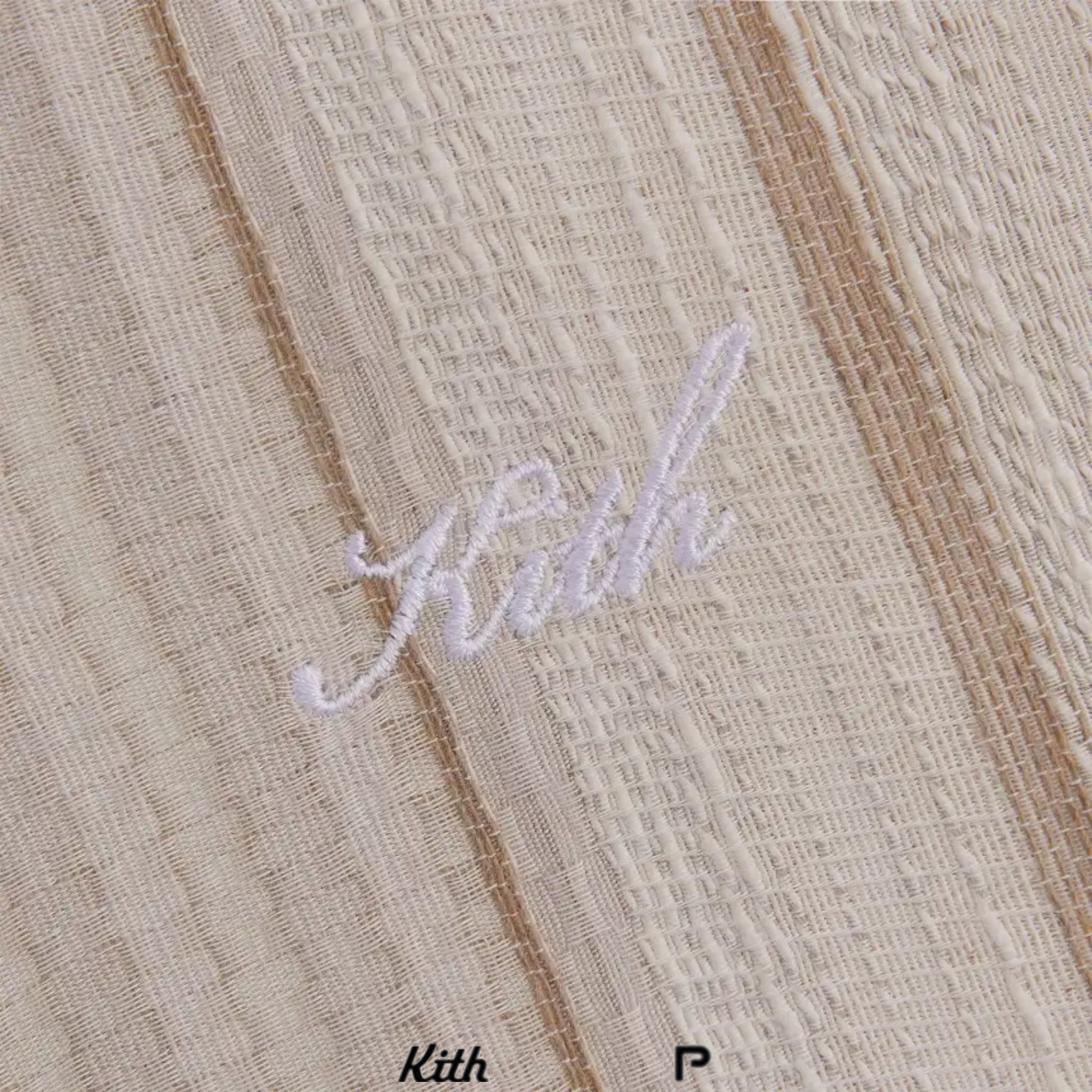 Kith Multi Stitch Thompson Camp Collared Shirt 2023 (USED)