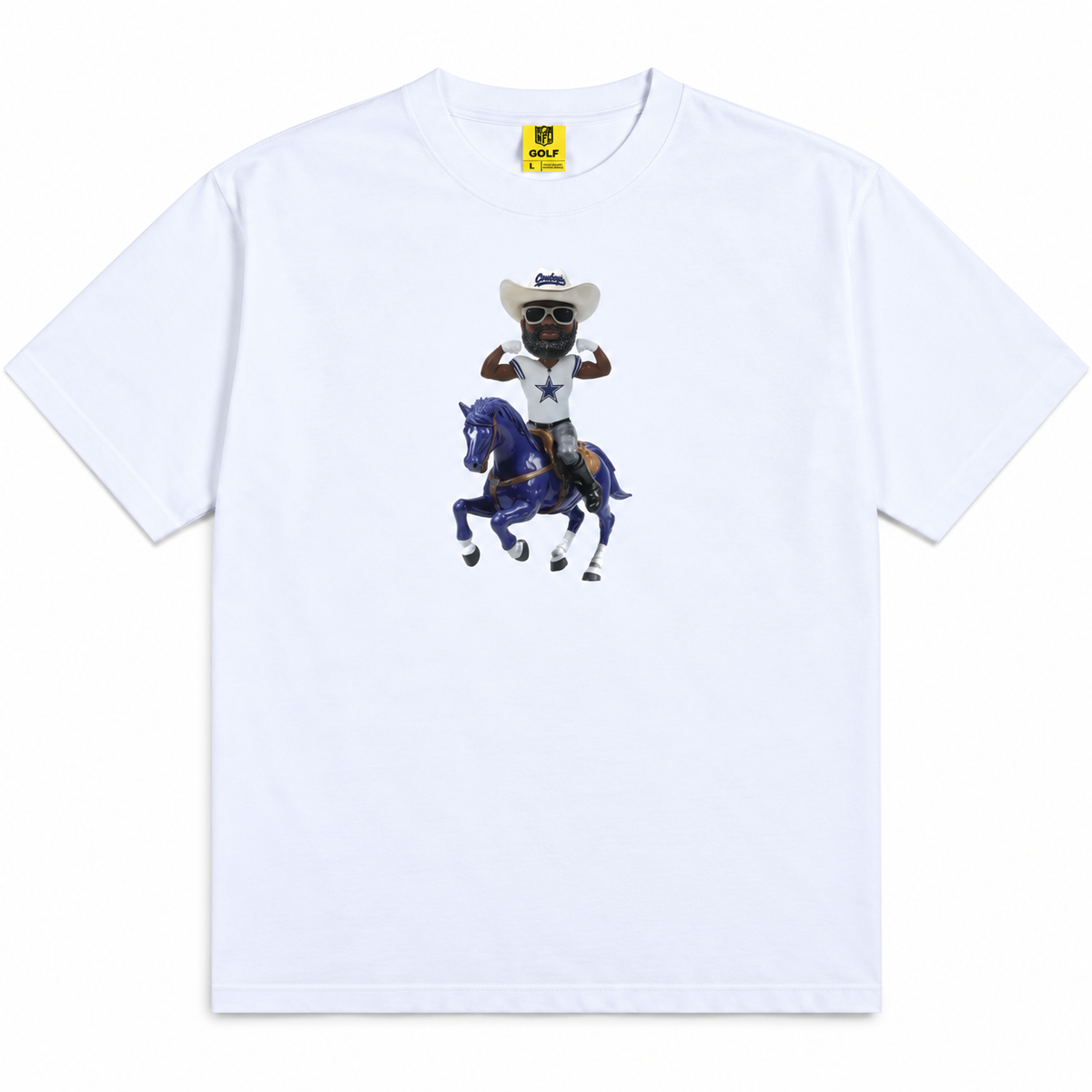 GOLF WANG Tyler The Creator Dallas Cowboys Bobblehead Tee White 2024