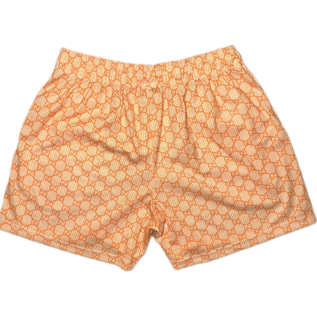 Bravest Studios Gucci-Inspired Mesh Shorts Monogram Creamsicle 2020 (USED)