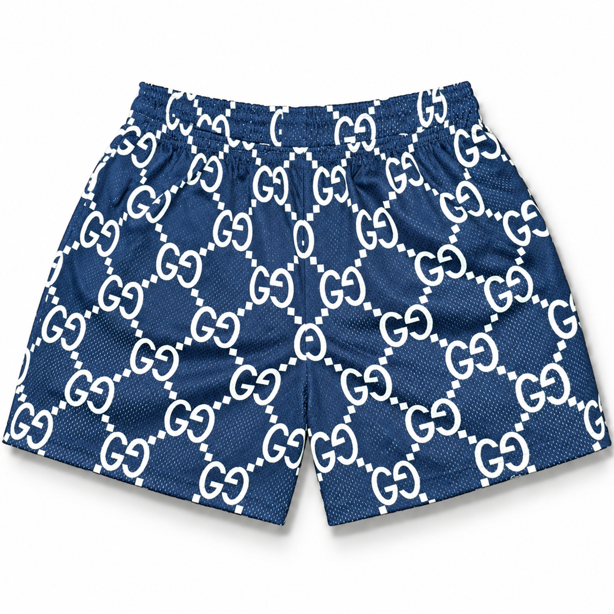 Bravest Studios Gucci-Inspired Mesh Monogram Shorts New York Yankees 2022 (USED)