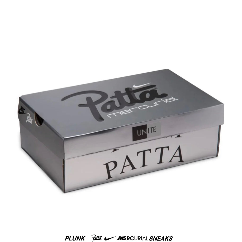 Patta x Nike Mercurial Vapor 16 Elite Chrome Black White