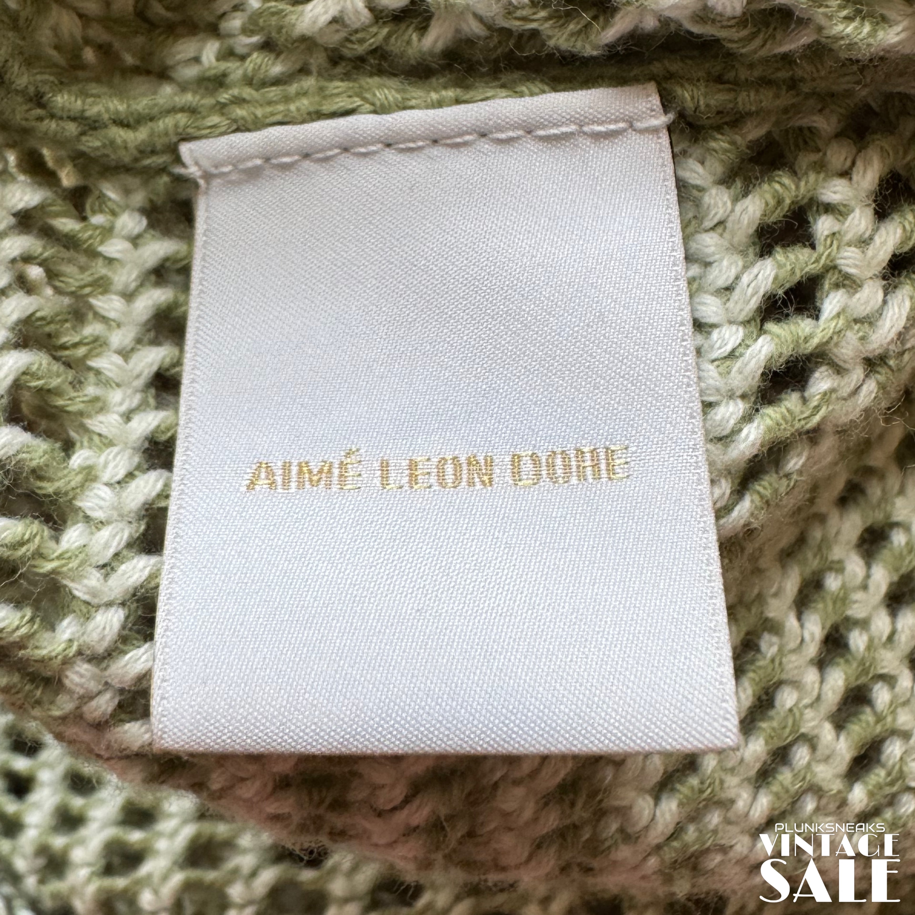Aimé Leon Dore Mesh Knit Short Olive Green 2023 (USED)