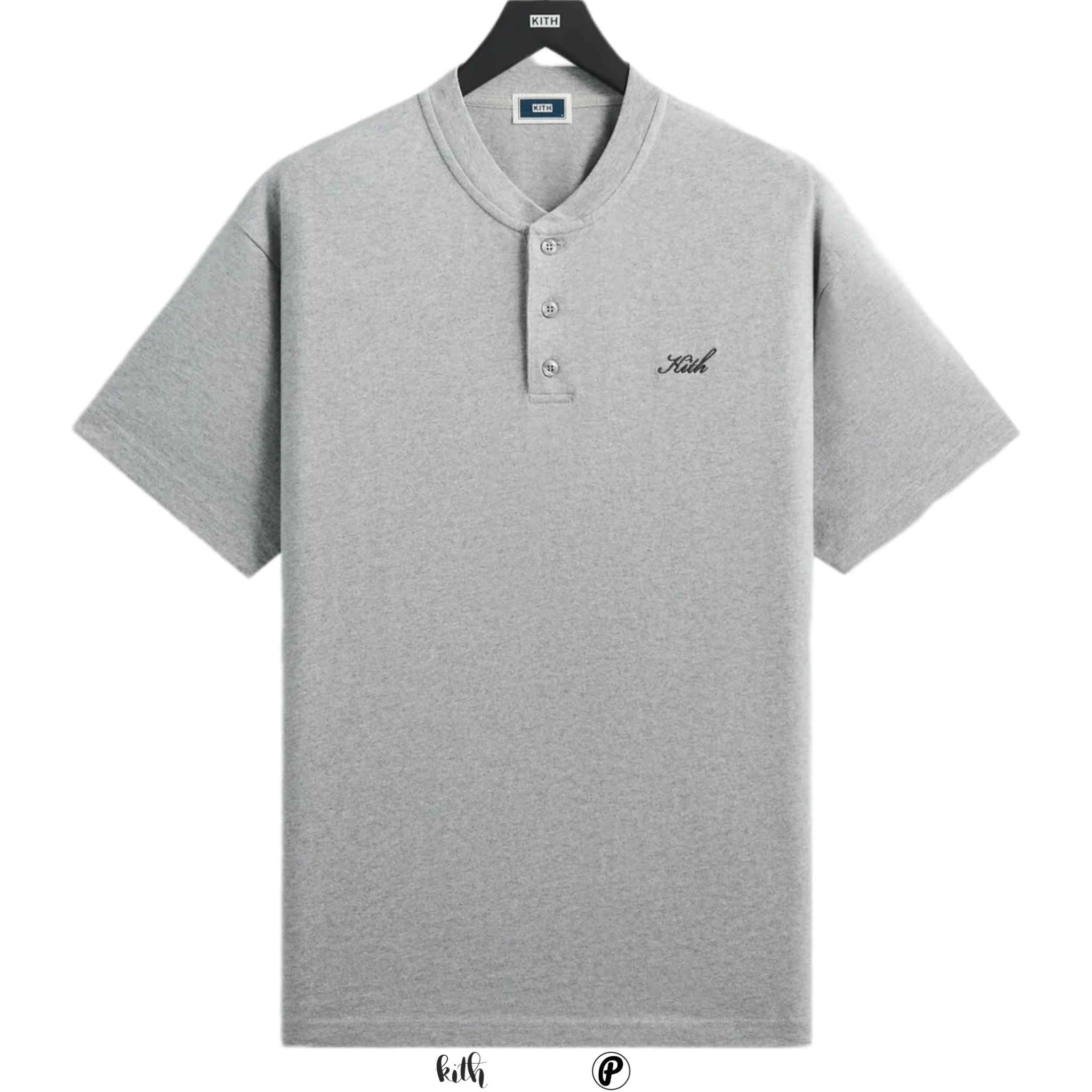 Kith Huntington Tee Heather Grey 2026