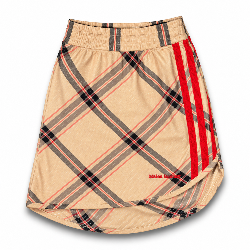 adidas Originals Wales Bonner WB Shorts Check Jacquard Beige 2024 (USED)