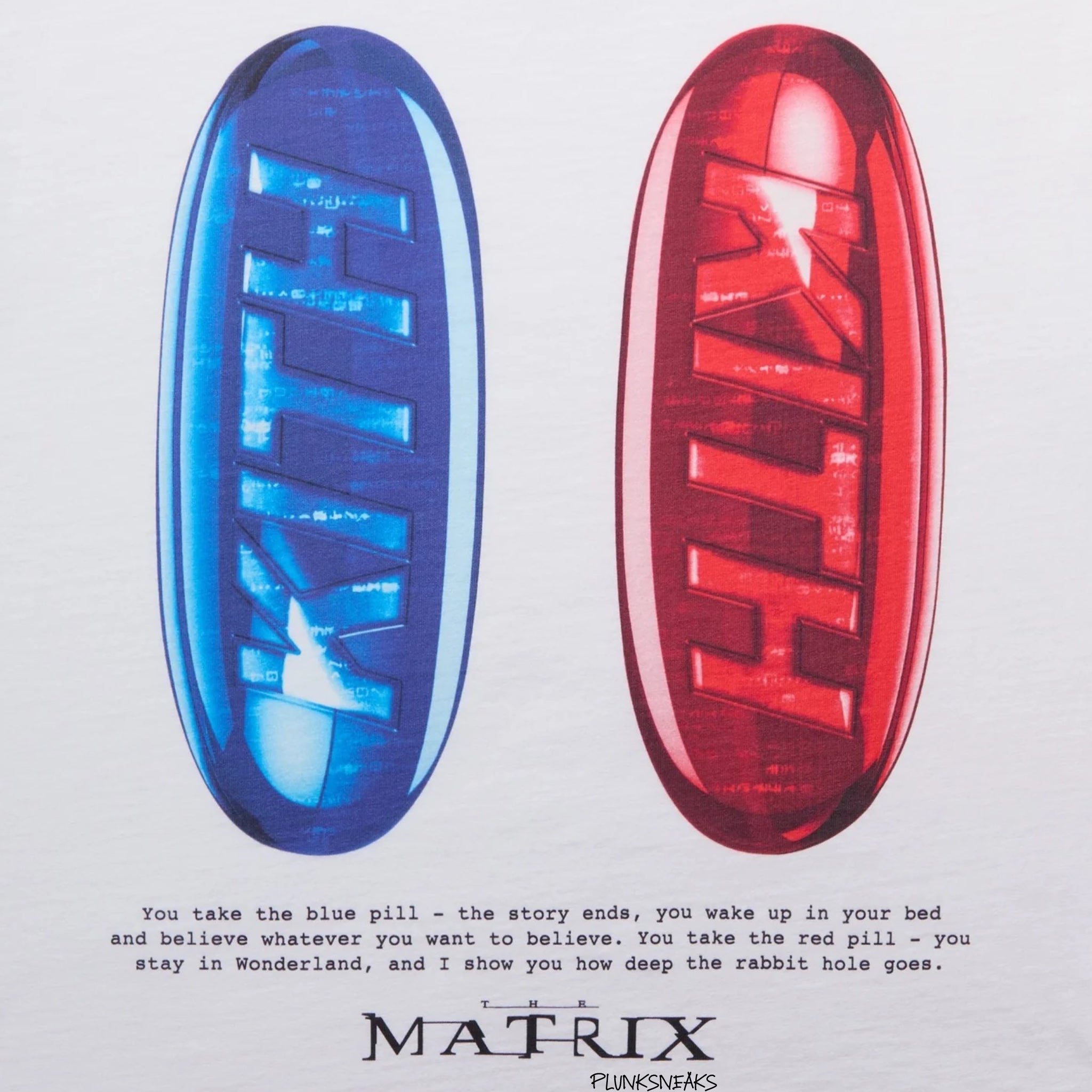 Kith for The Matrix Red Pill Blue Pill Long Sleeve Tee