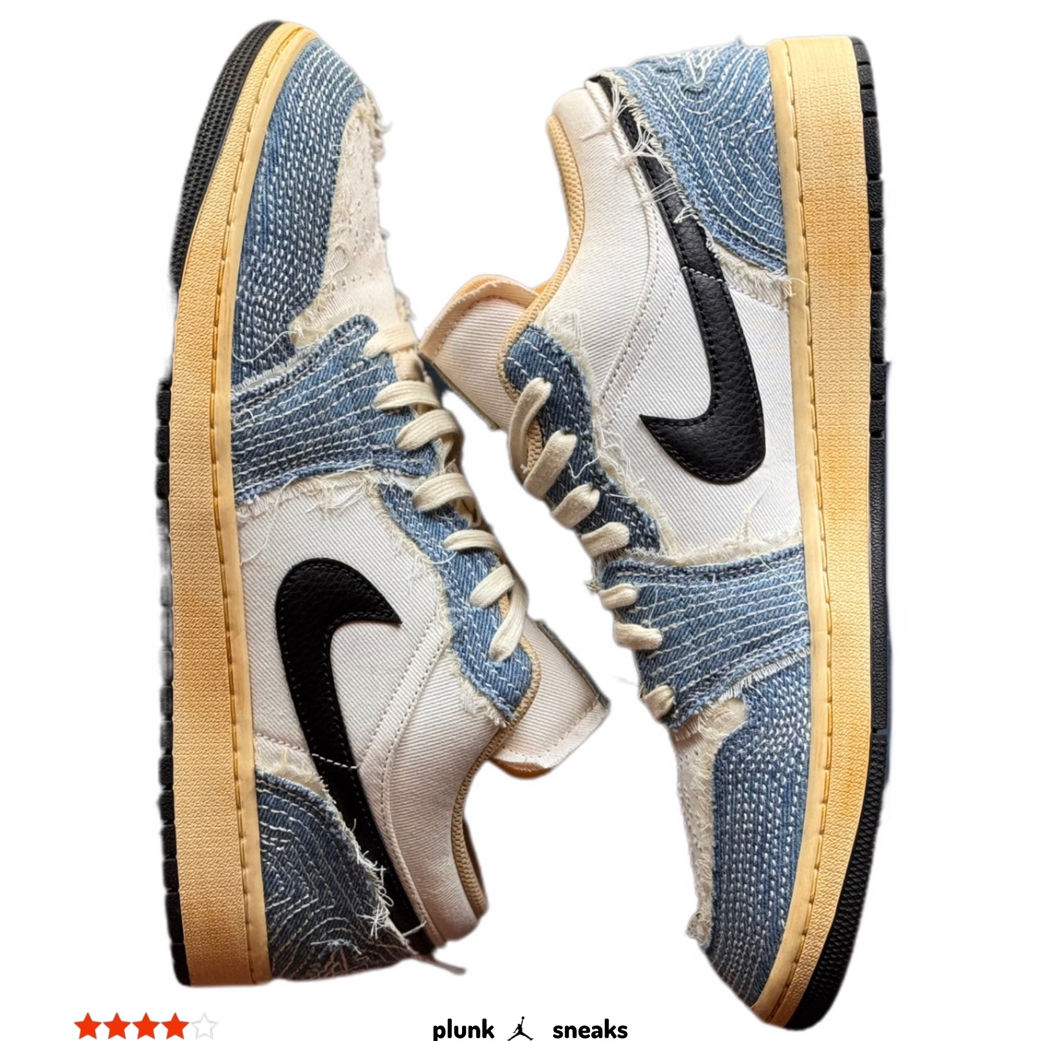 Air Jordan 1 Low World Make Japan Sashiko Denim 2023 (USED)