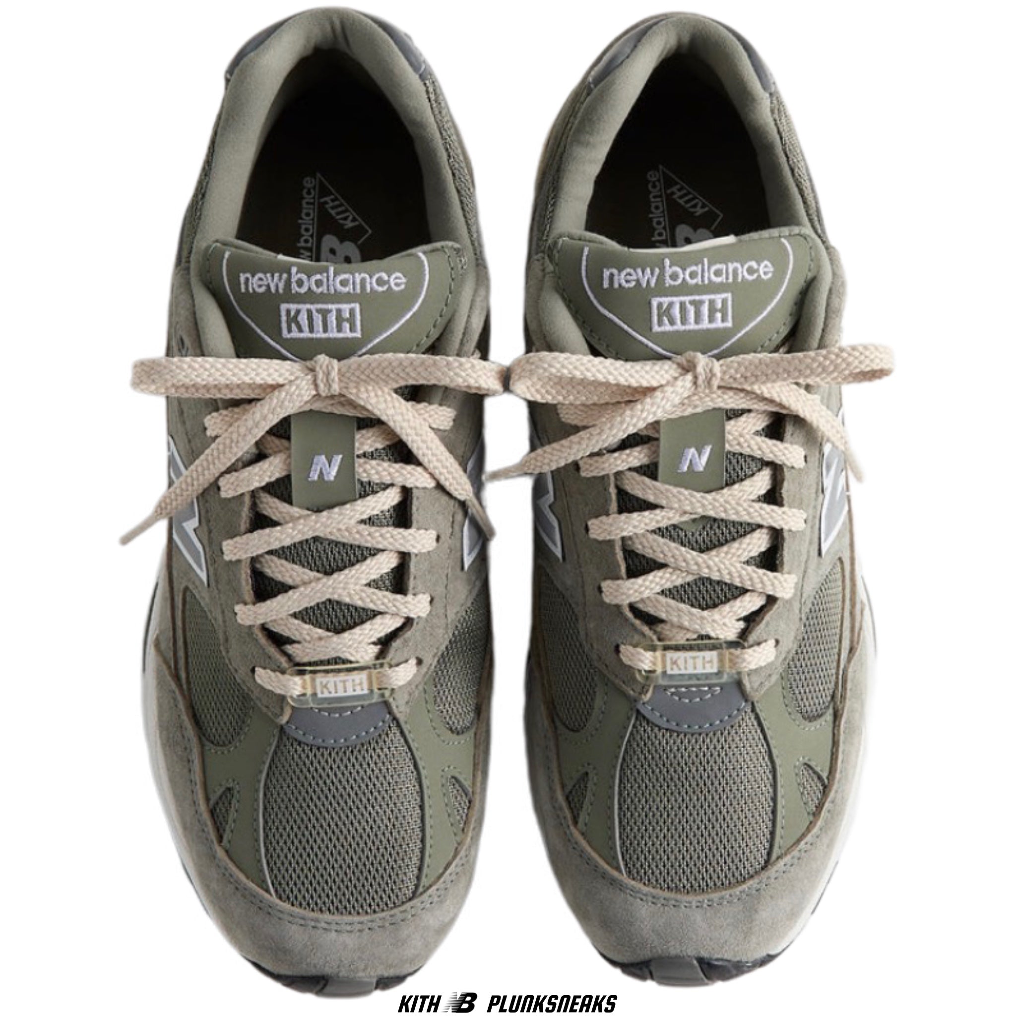 Kith 101 New Balance 991v1 MiUK Vetiver 2026