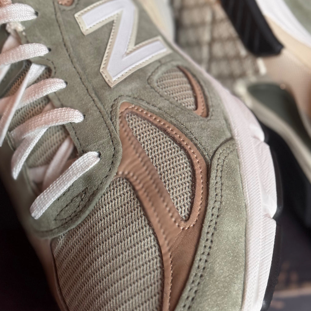 Aime Leon Dore Teddy Santis New Balance 990v4 MiUSA Olive Incense