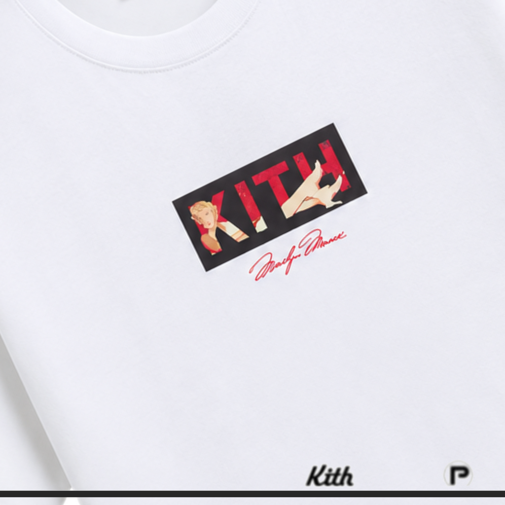 Kith for Marilyn Monroe Seven Year Classic Logo Tee White 2026
