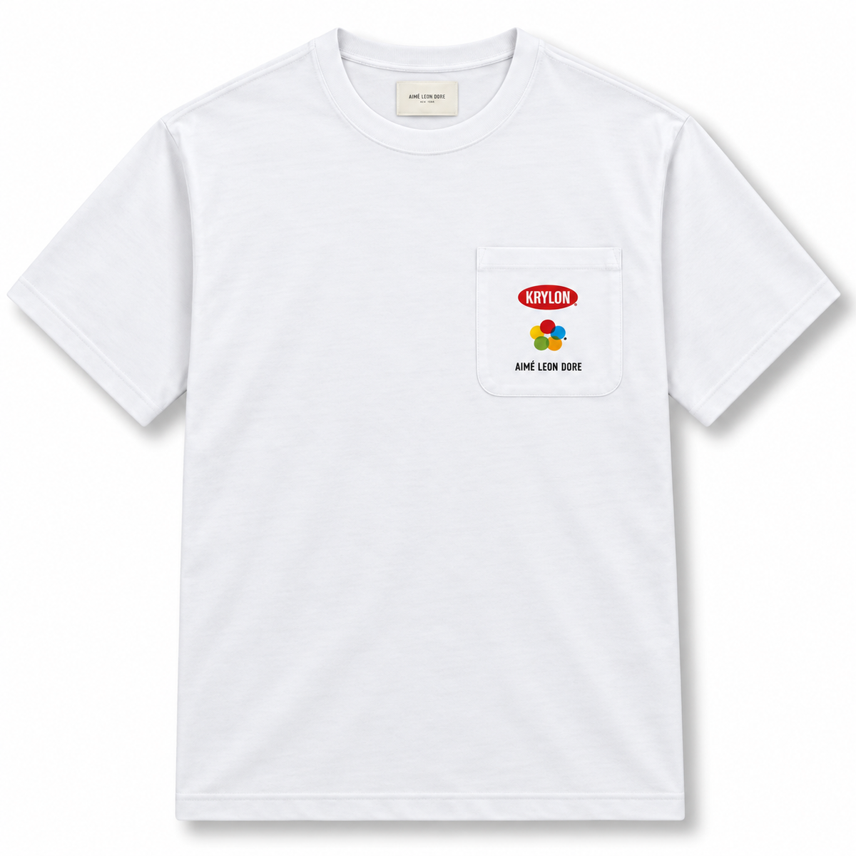Aimé Leon Dore Krylon Paint Pocket Tee Bright White 2026
