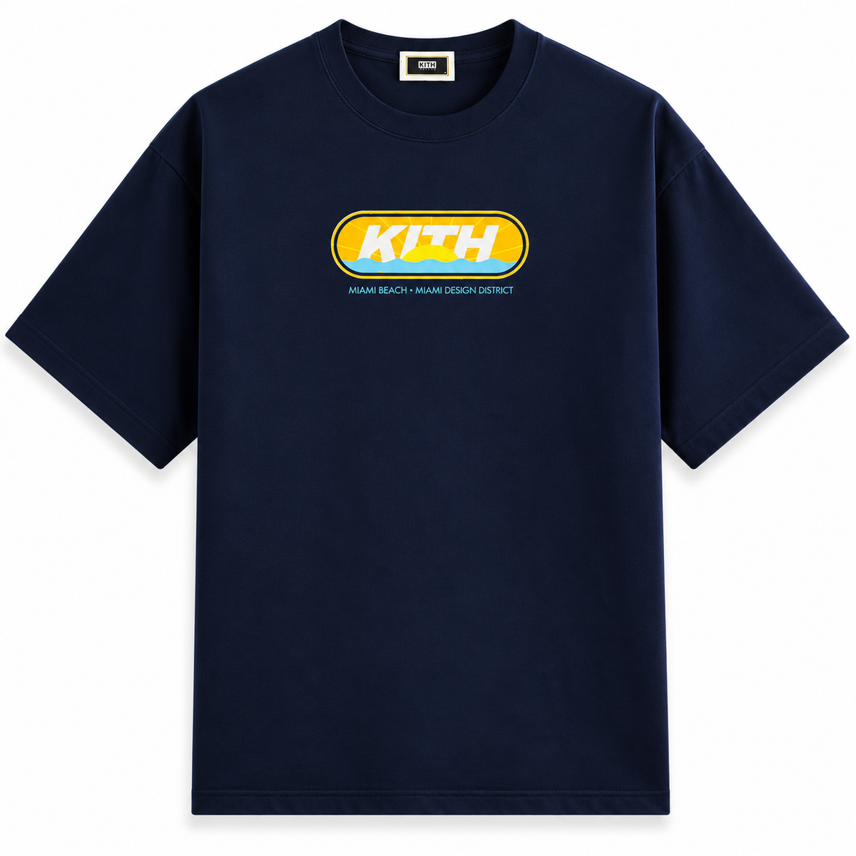 Kith Miami Logo Vintage Tee Nocturnal | Store Exclusive 2025