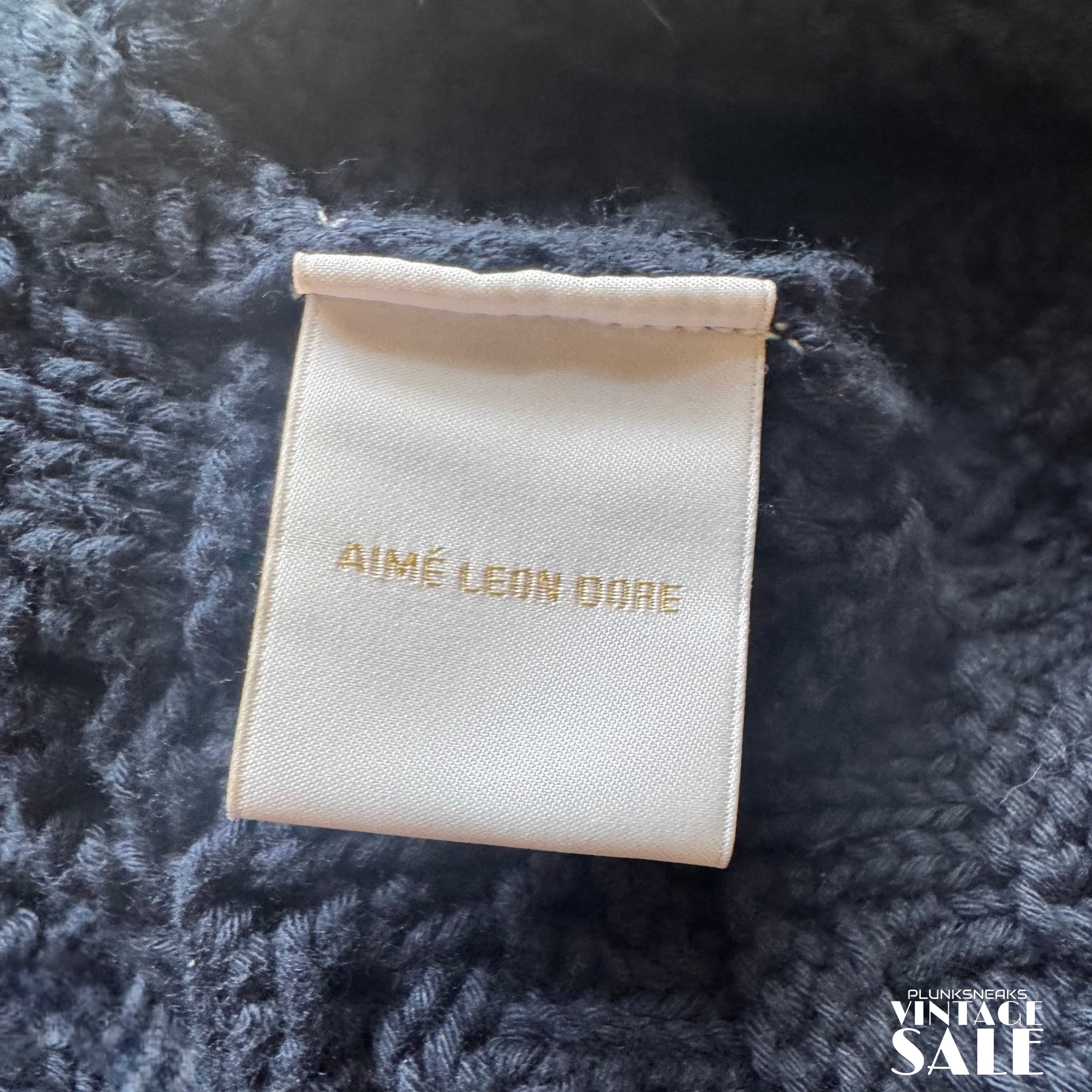 Aimé Leon Dore Cotton Eyelet Knit Short Navy 2023 (USED)