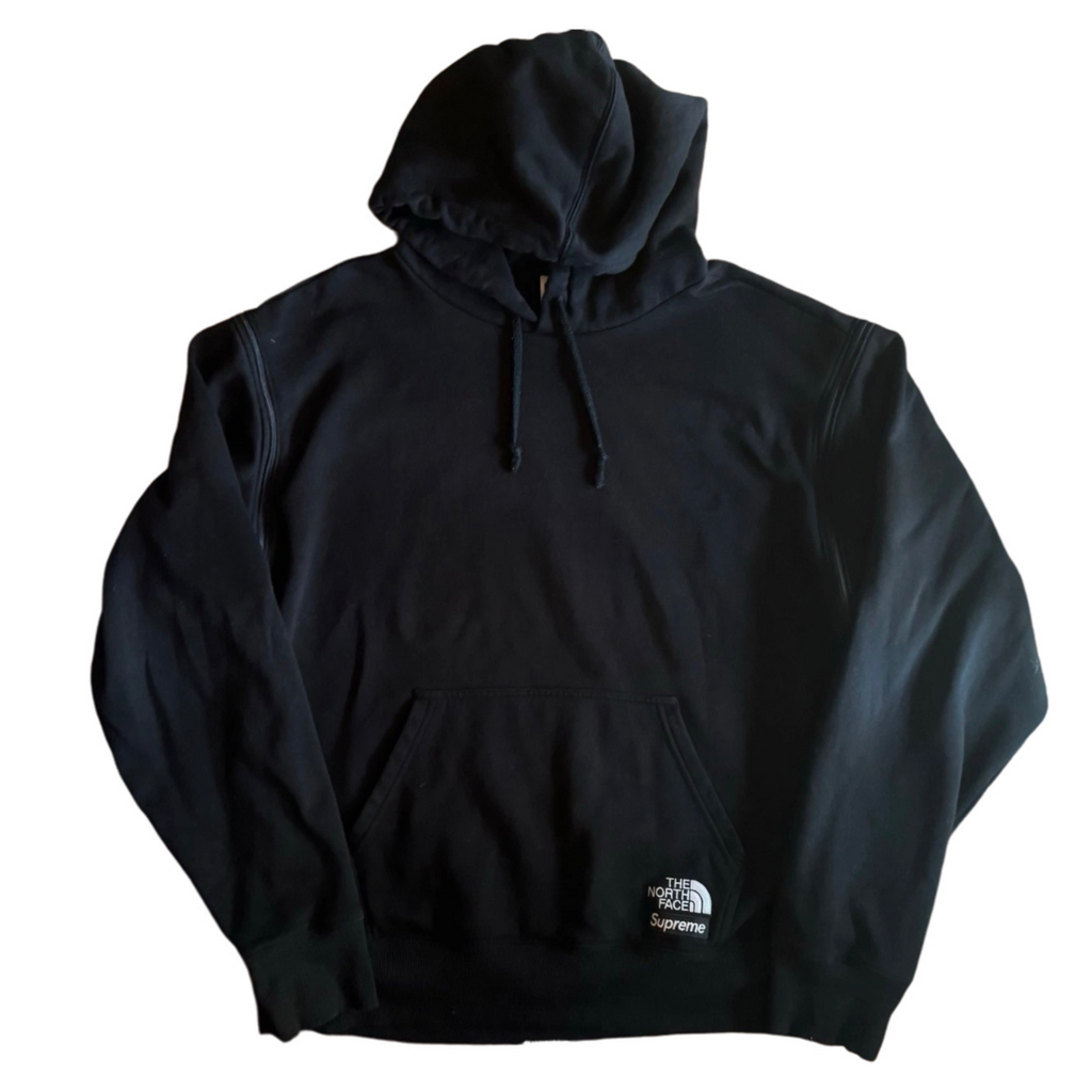 Supreme The North Face Convertible Hooded Sweatshirt Black 2023 (USED)