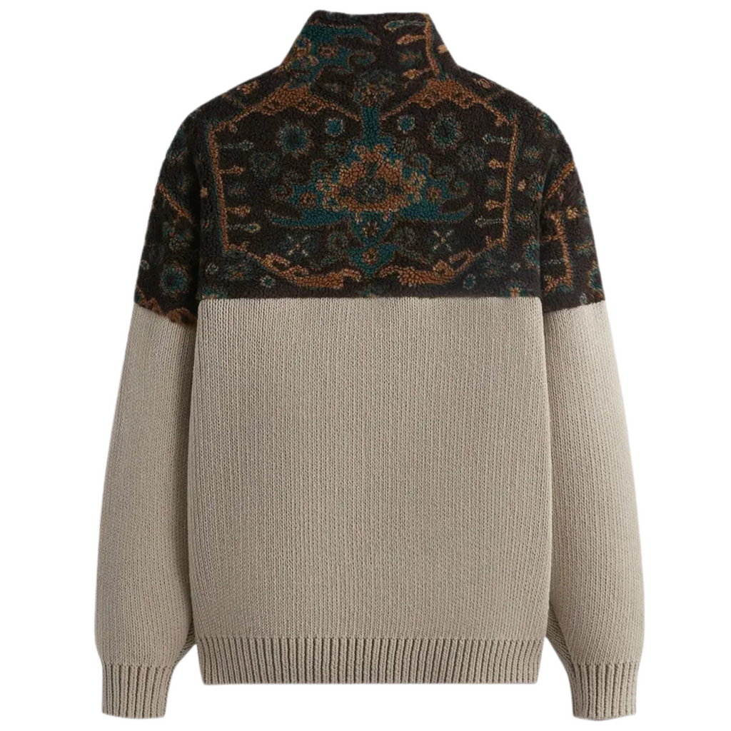 Kith Sebastian Quarter Zip Sweater Sandy Heather 2023 (New-)