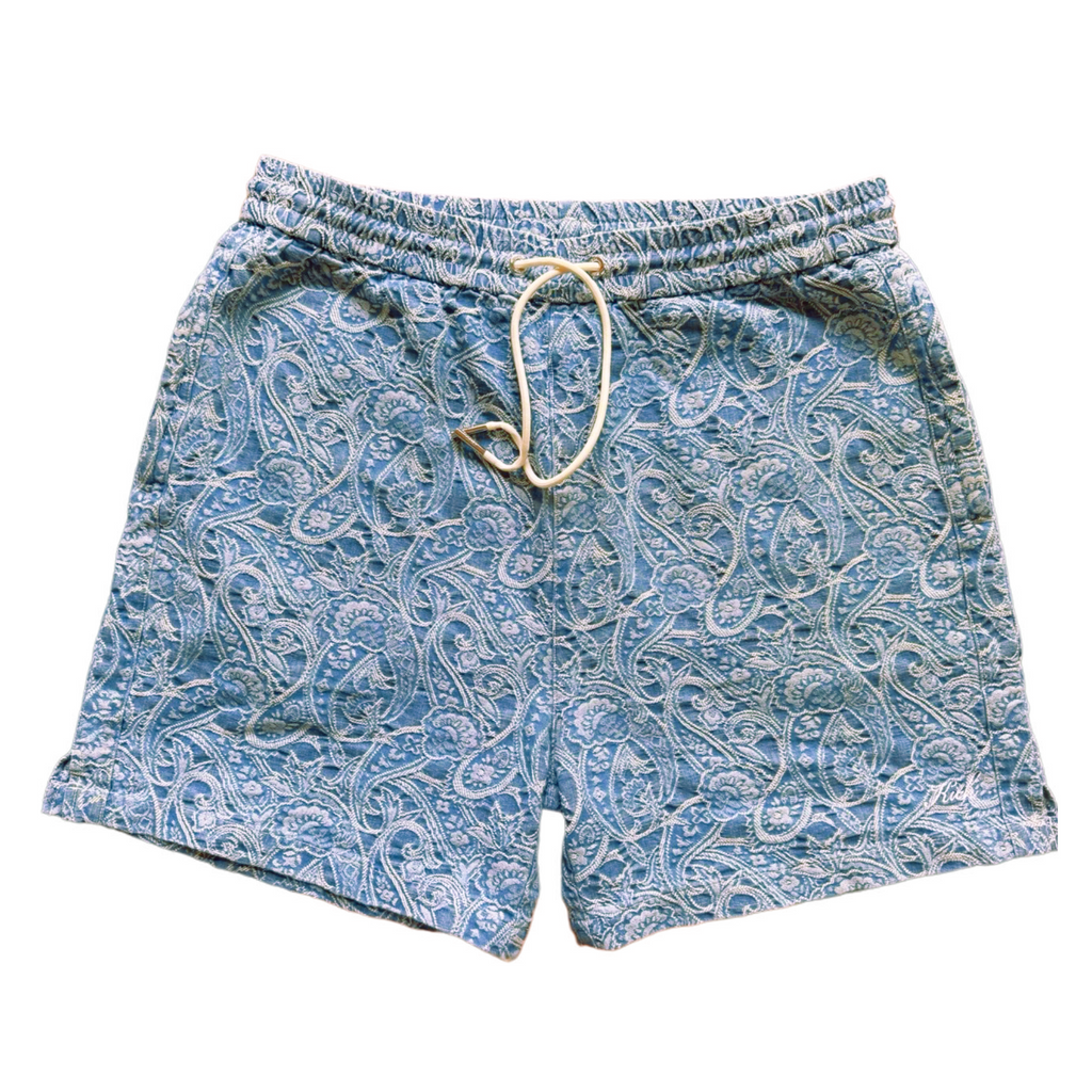 Kith Japanese Indigo Paisley Active Short Light Indigo 2023 (NEW-)