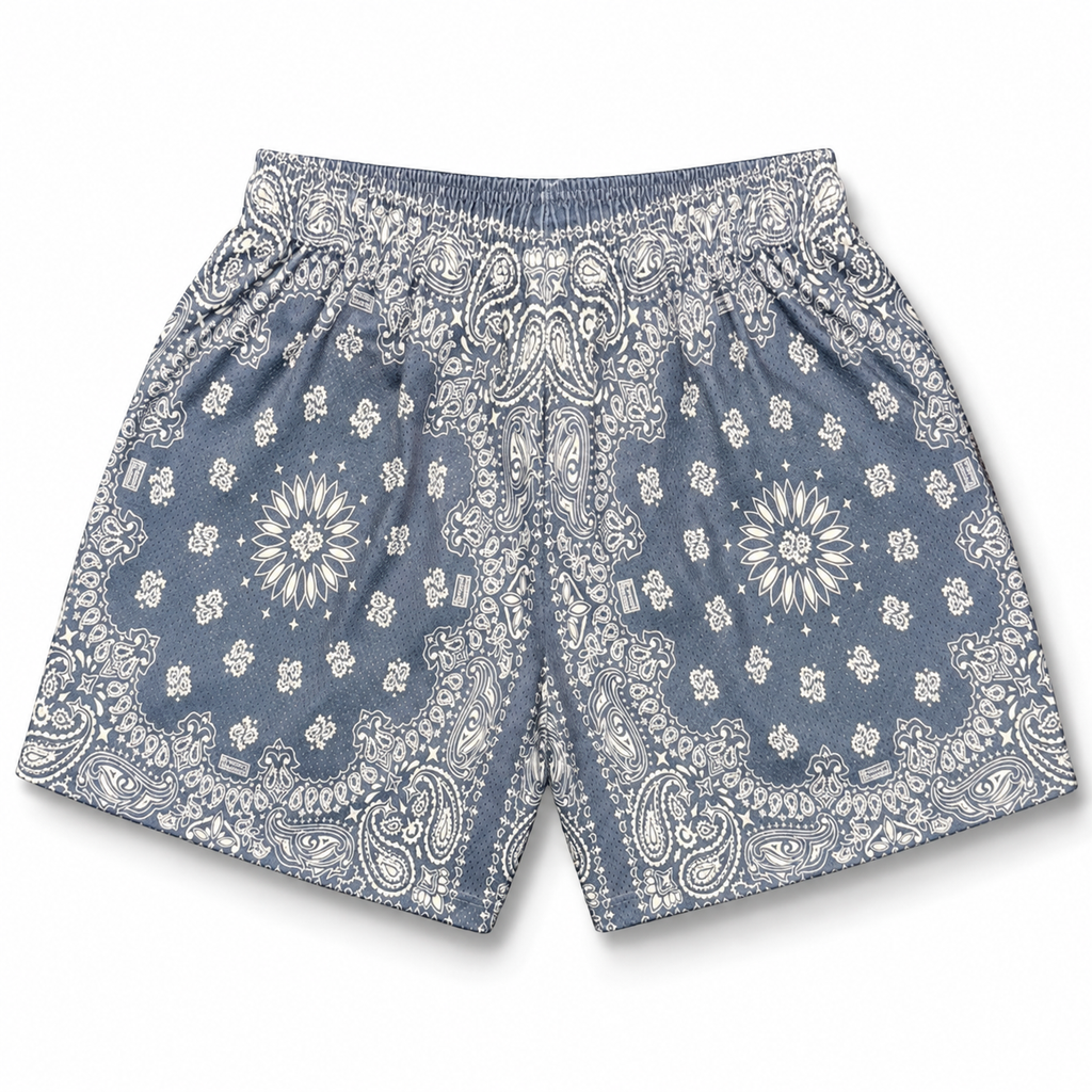 Bravest Studios Bandana Mesh Shorts Gray 2022 (USED)