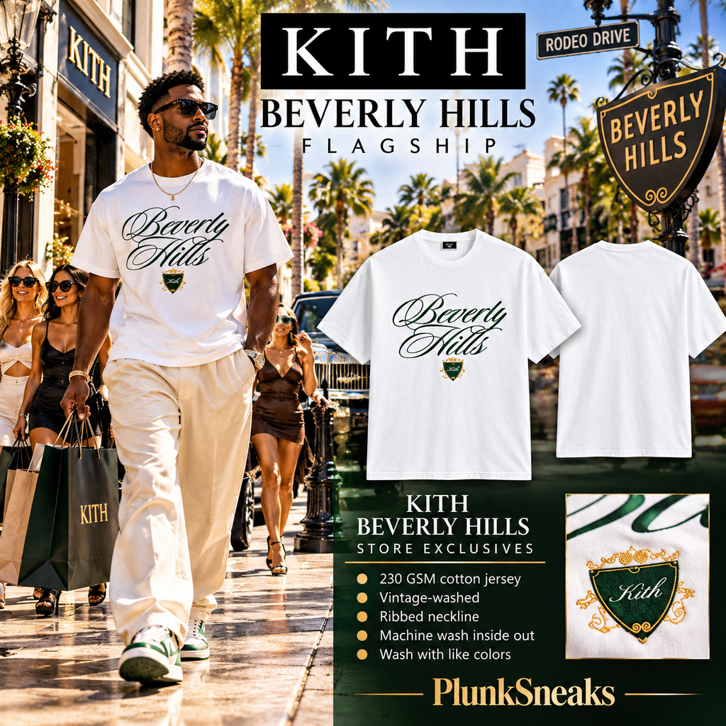 Kith Beverly Hills Script Tee White | Store Exclusive