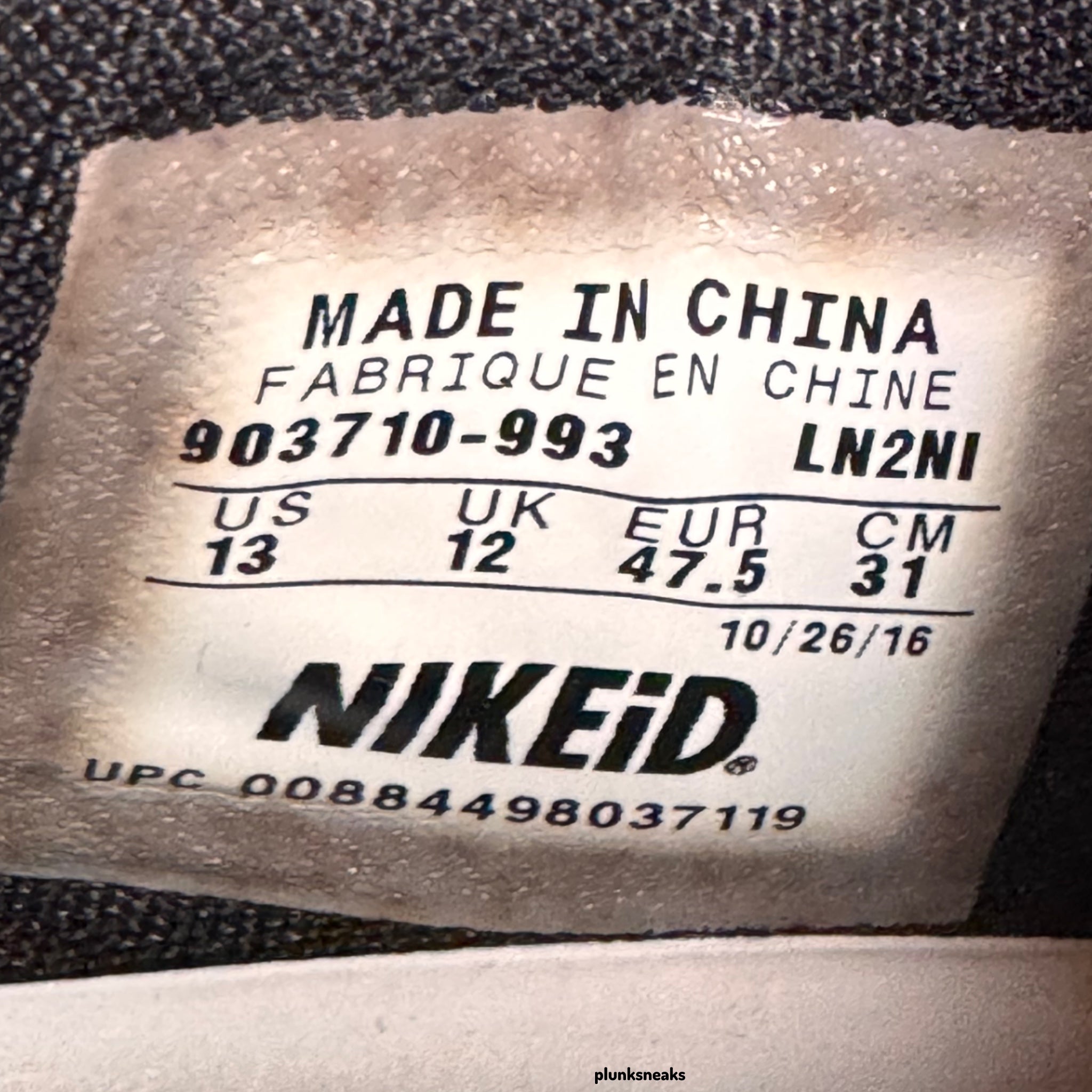 Nike ID Kobe 11 Masterpiece Black 2016 (USED)