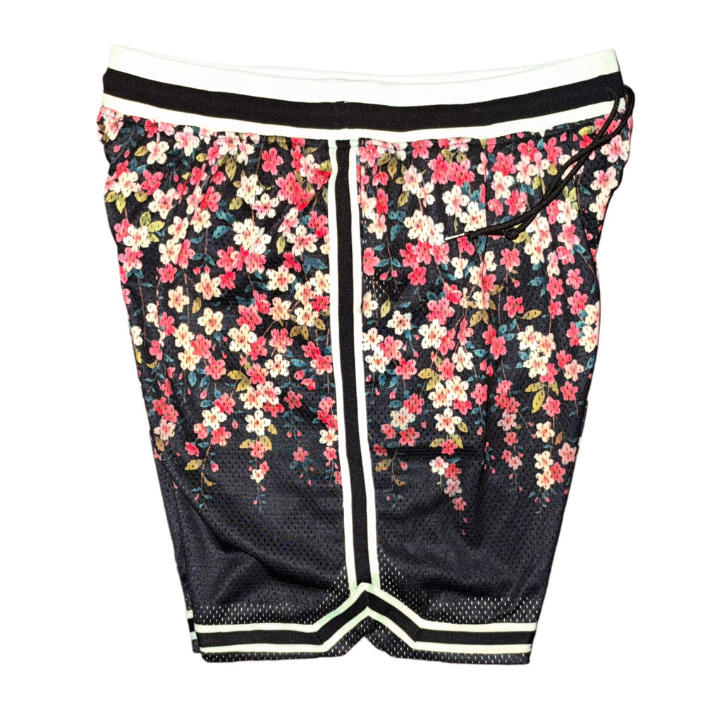John Elliott Kabuki Cherry Blossom Game Short Black 2019 (USED)