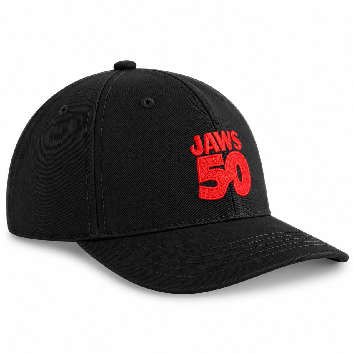 Kith for JAWS 50th Anniversary Aaron Classic Cap Hat Black 2025