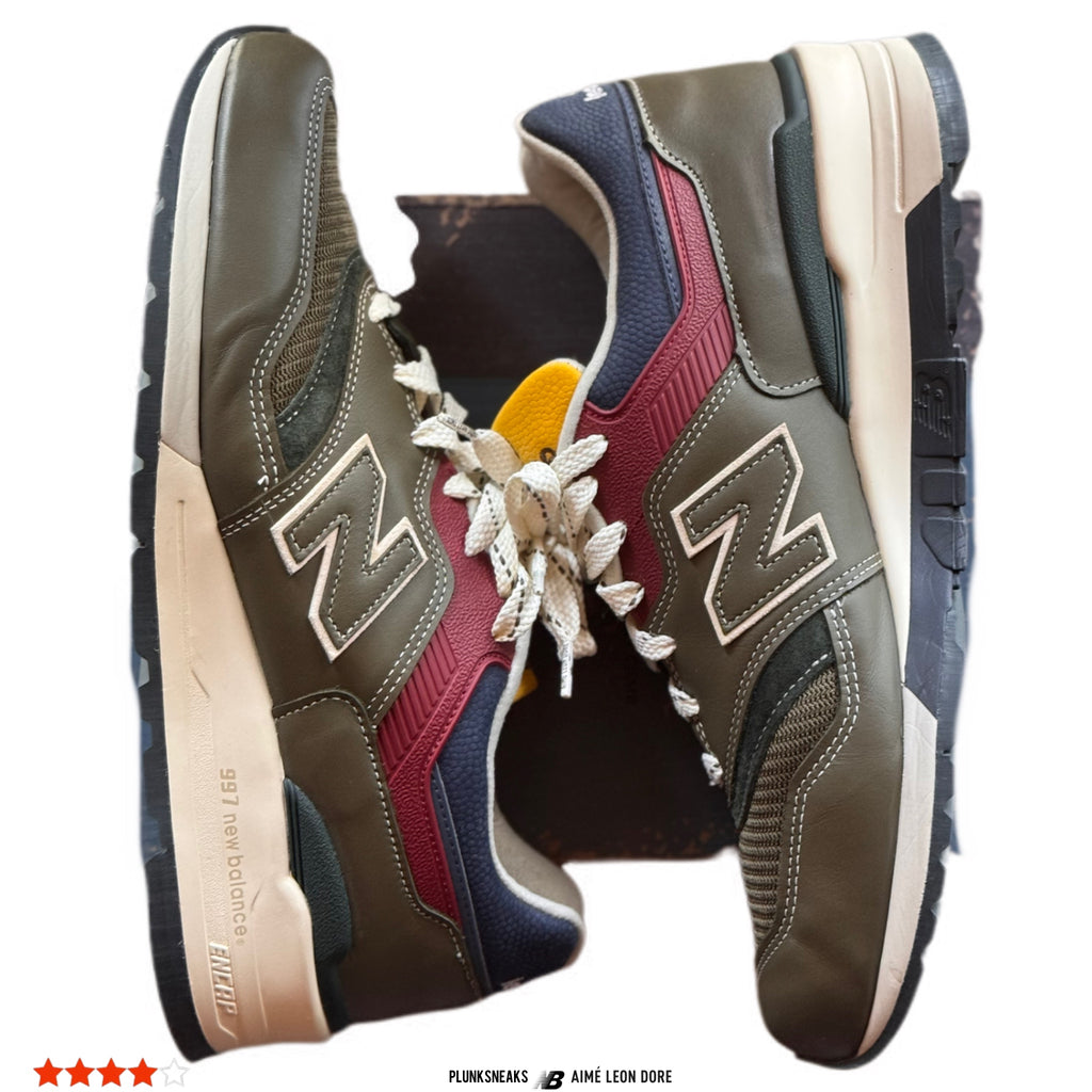 Aimé Leon Dore x New Balance 997 MiUSA Dark Moss Angora (USED)