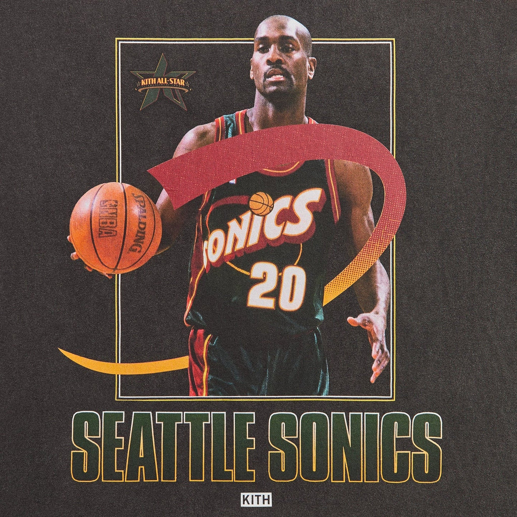 Kith for NBA All-Star Seattle SuperSonics Gary Payton Vintage Tee